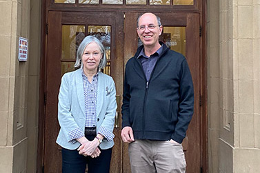 English professors Ann Baynes Coiro and Brad Evans